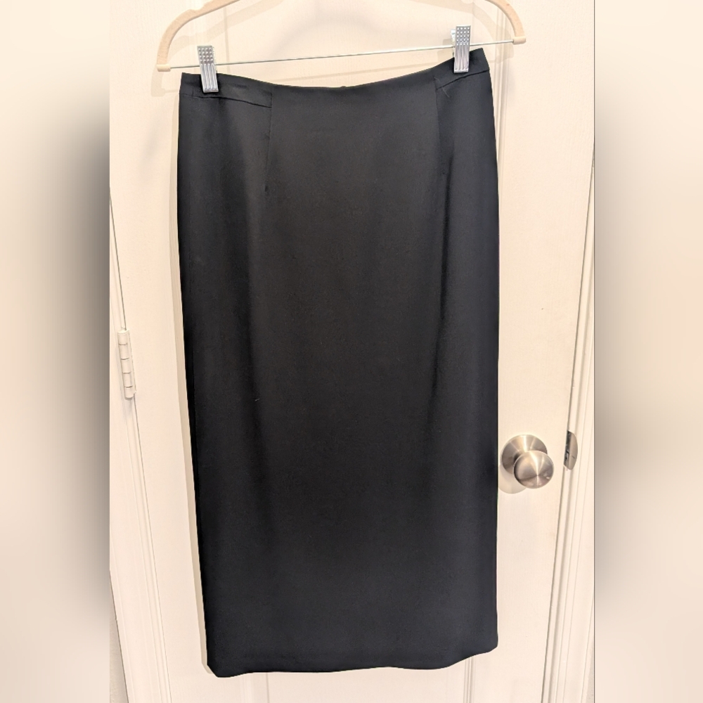 Talbots Petite Size‎ 6 Black Pencil Skirt